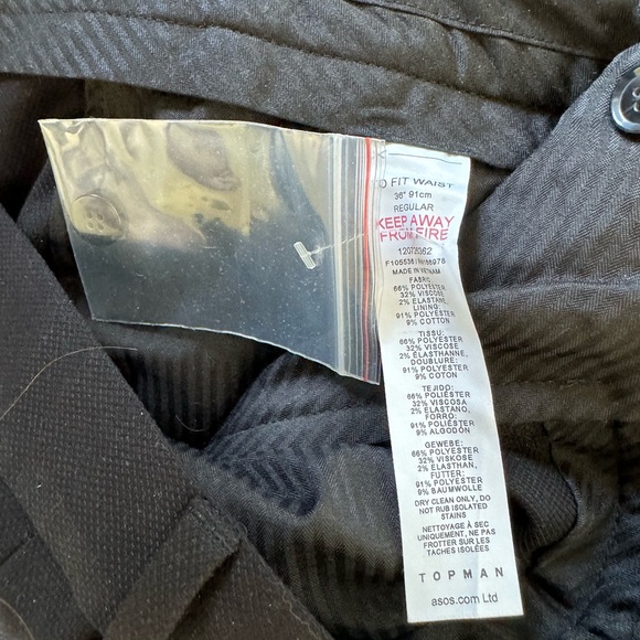 Topman Suit - worn once (44R and 36”) - Picture 4 of 6